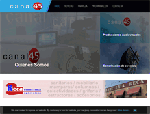 Tablet Screenshot of canal45tv.com